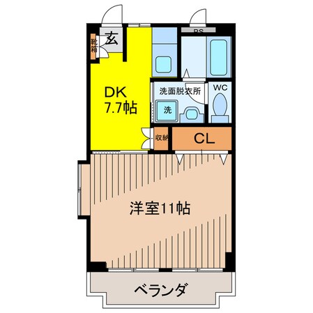 トクツネⅢの物件間取画像